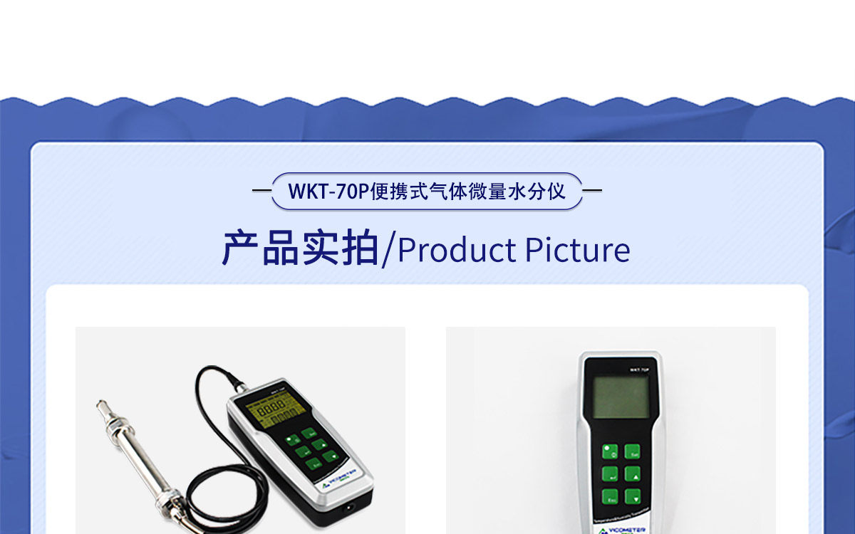 WKT-70P 便攜式露點(diǎn)溫濕度微量水分測(cè)定儀