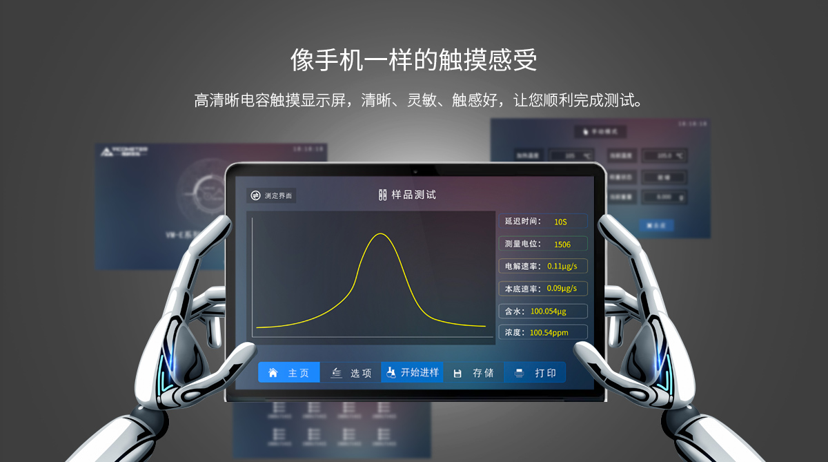 WKT-A9型卡爾費休微量水分測定儀（庫倫法）