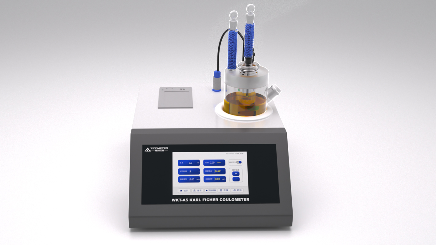 WKT-A5型卡爾費(fèi)休微量水分測(cè)定儀（庫(kù)倫法）